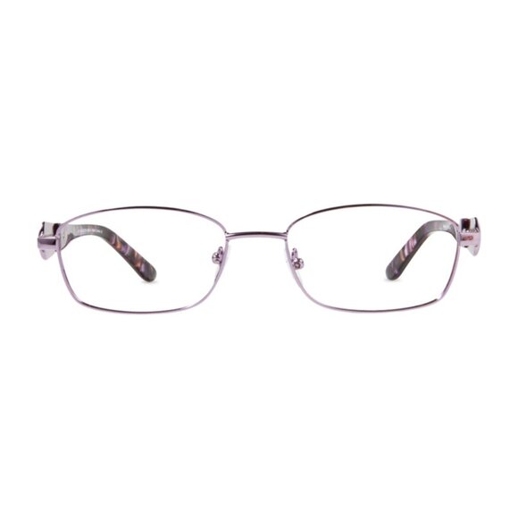 Lady M Collection AMELIA Eyeglasses Frame 51-17-135 Lilac with Rhinestones - Picture 3 of 11